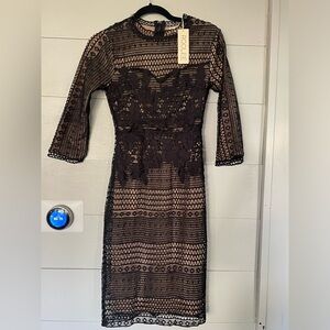 Black lace Roolee dress